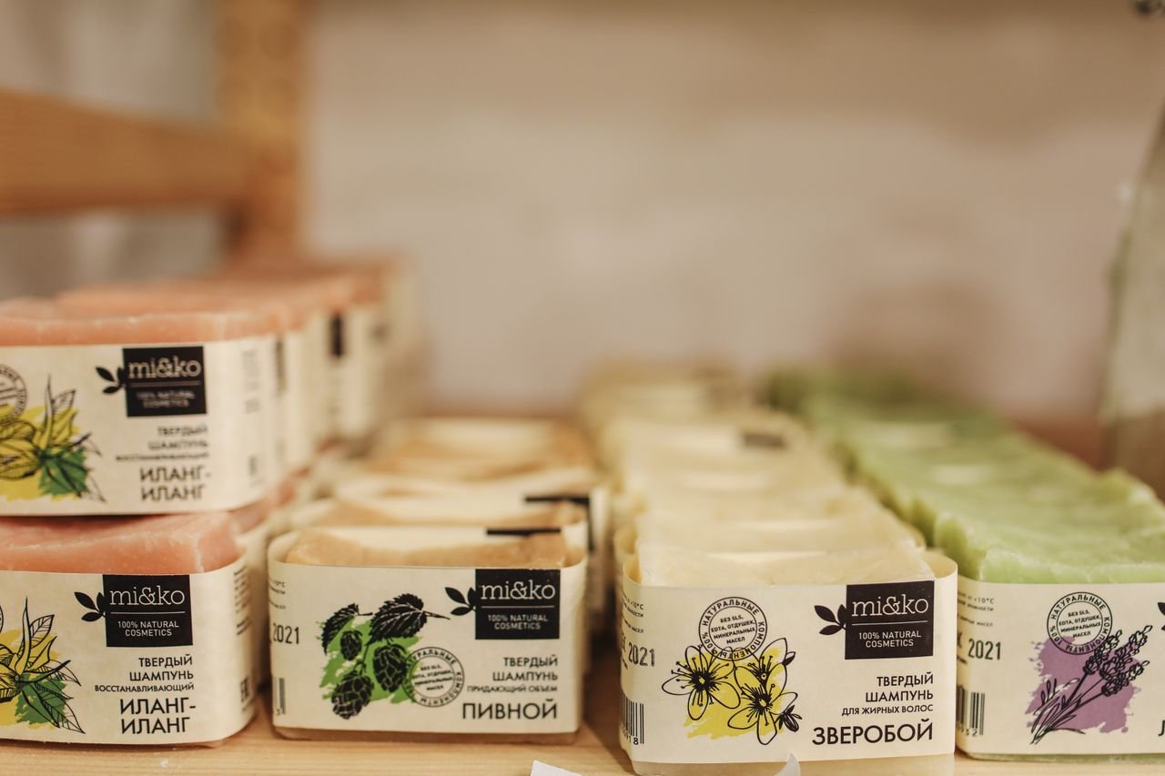 Mastering the First Impression: Your intriguing post title goes here A selection of natural skincare products, including soaps, is neatly organized indoors for sale.